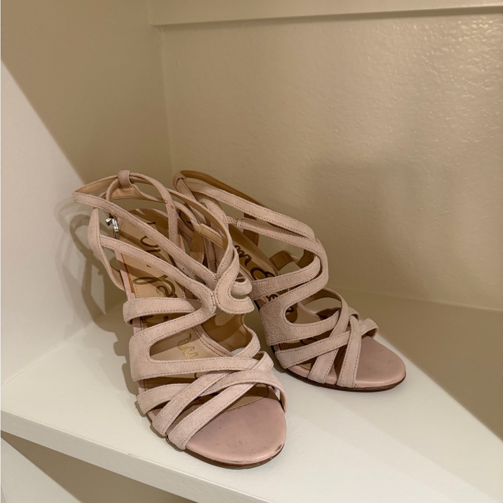 Sam Edelman Blush Strappy Heels